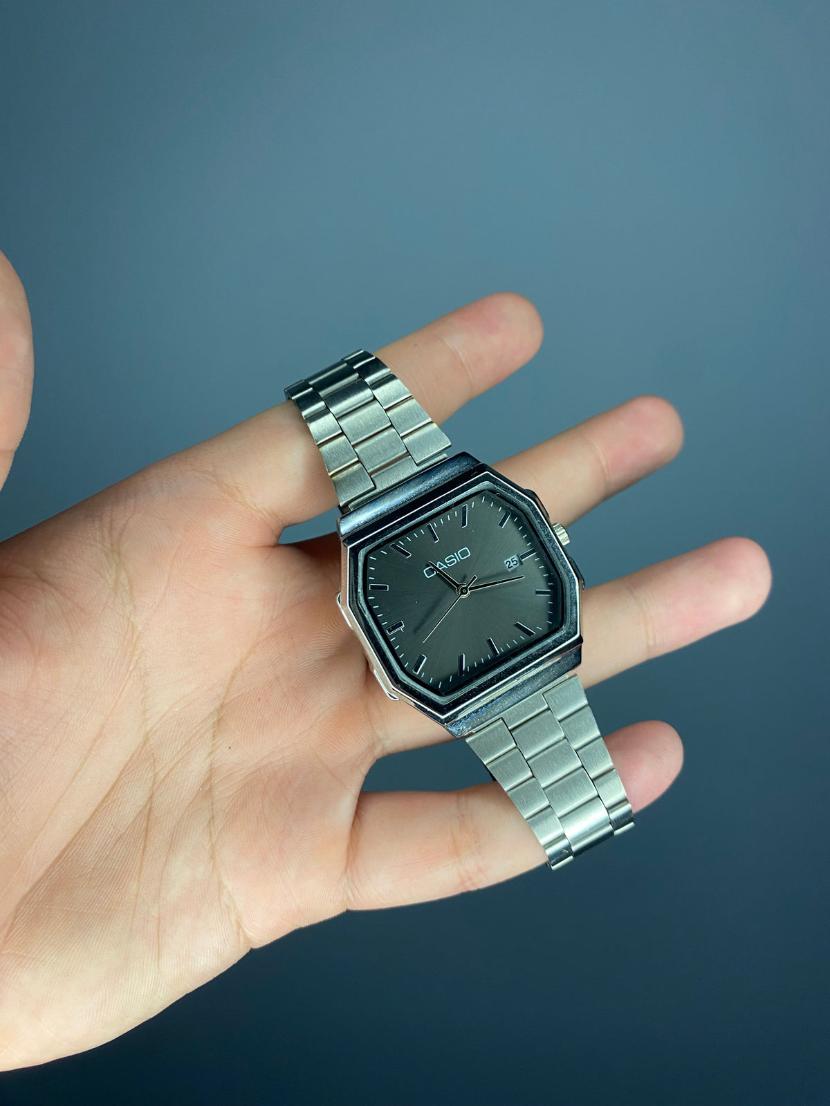 Casio vintage silver