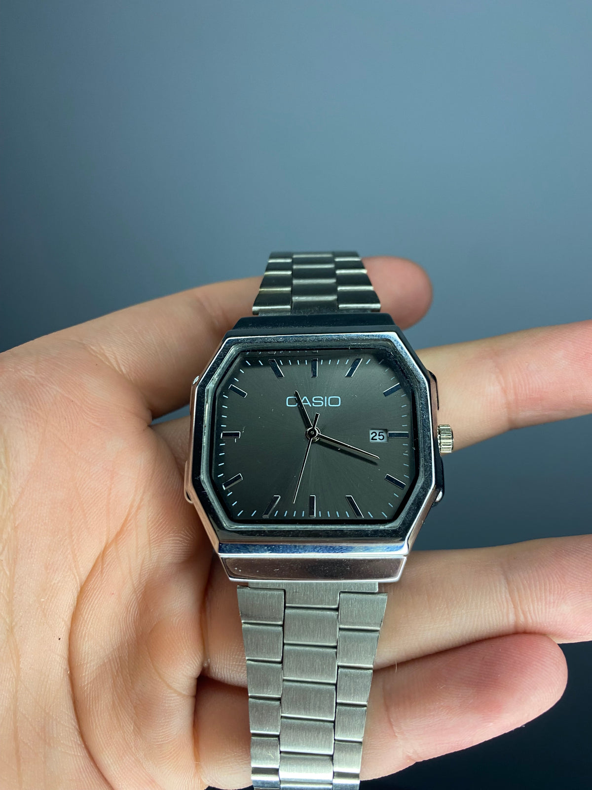 Casio vintage silver
