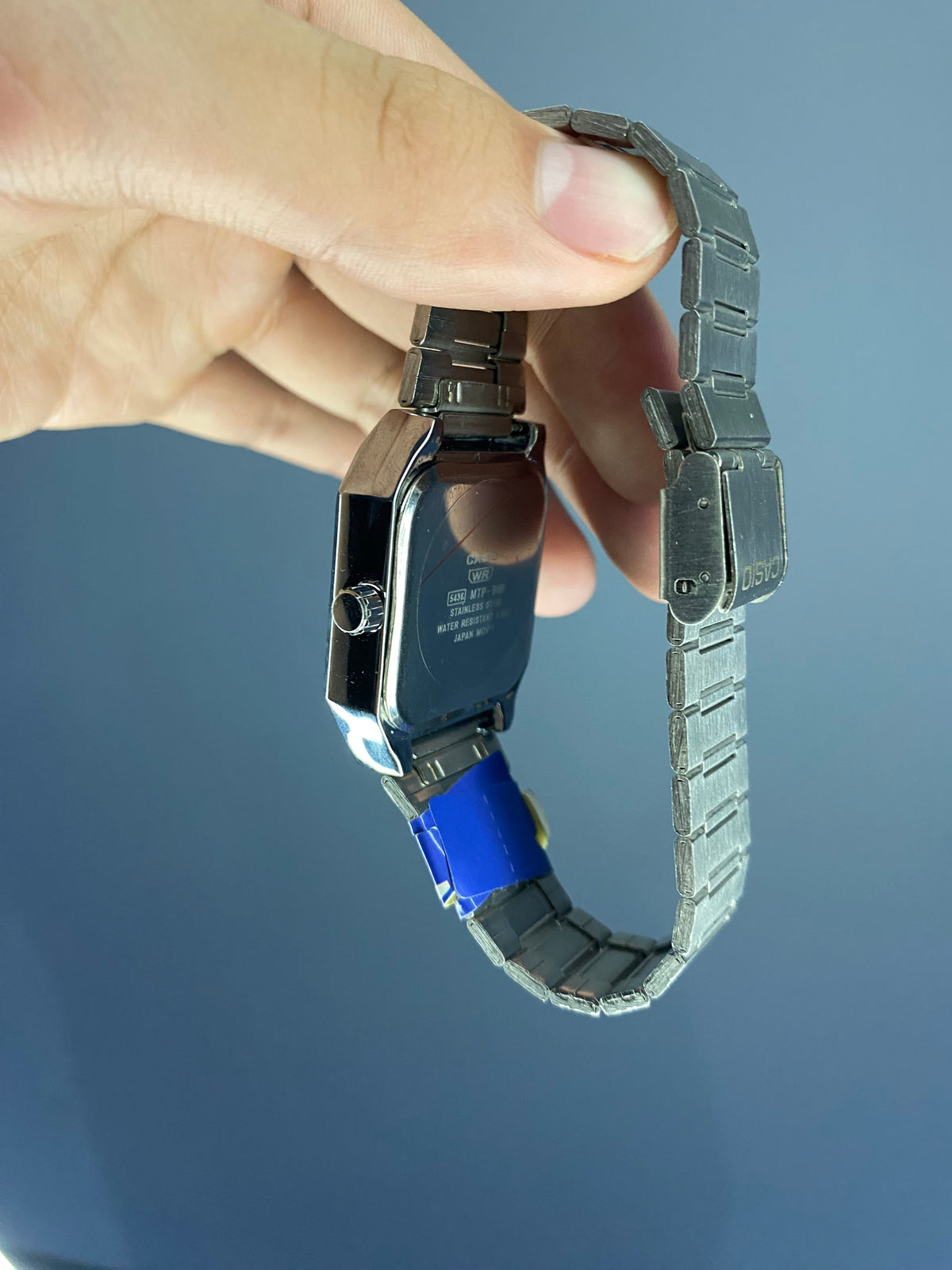 Casio 12 Plata Azul (premium)