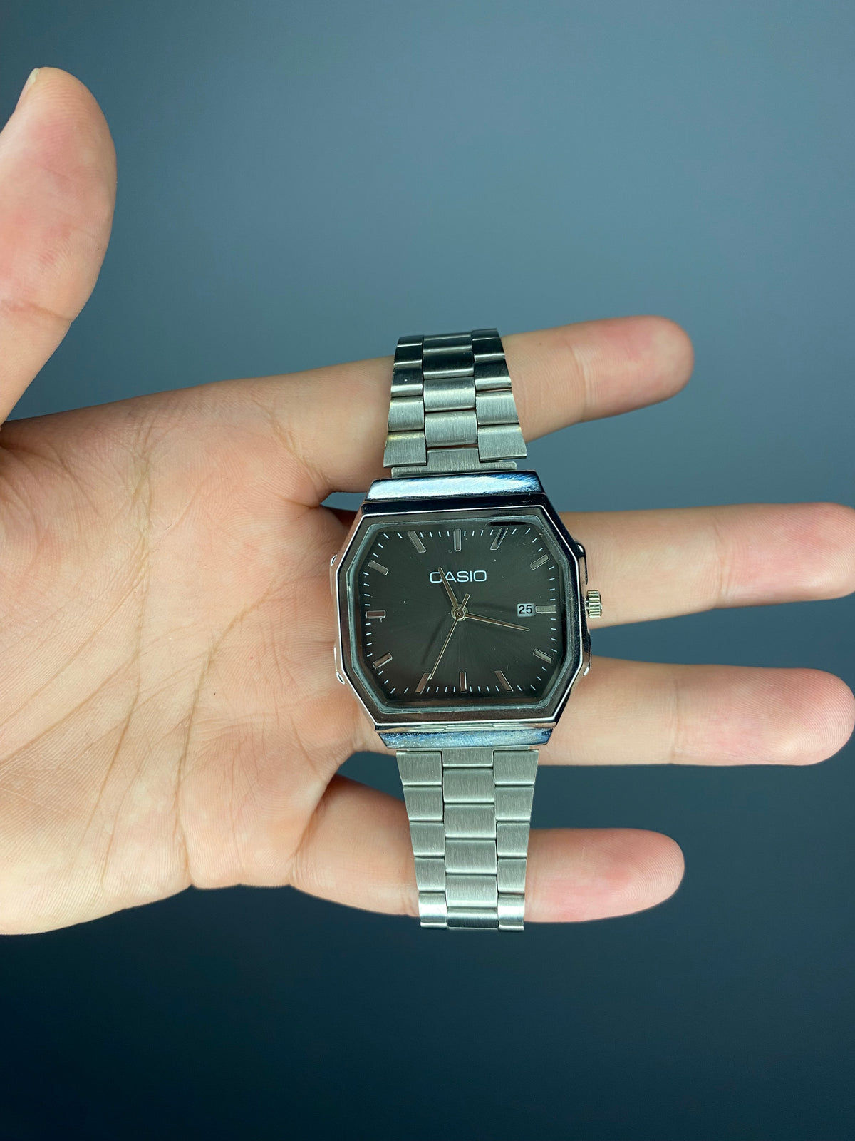 Casio vintage silver