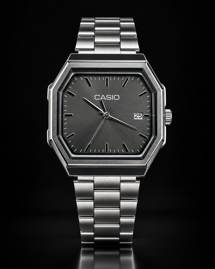 Casio vintage silver